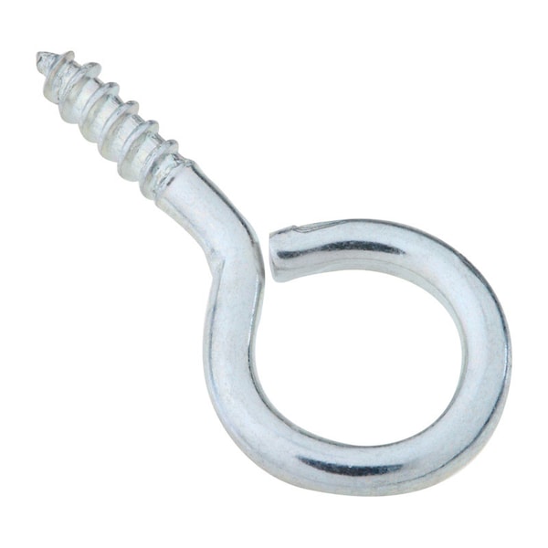 National Hardware 0.10 in. D X 1-3/16 in. L Zinc-Plated Steel Screw Eye 10 lb. cap. 10 pk N119-081 - main